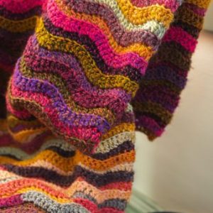 Warm & Wavy – Handmade Crochet Throw Blanket